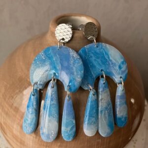 Boucles d'oreilles demi-lune