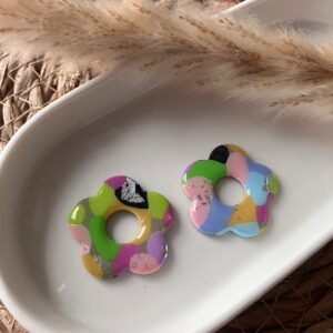 recharge grosse fleur multicolore